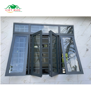 CỬA SỔ NHÔM XINGFA 4 CÁNH MỞ HẤT VÀ MỞ QUAY